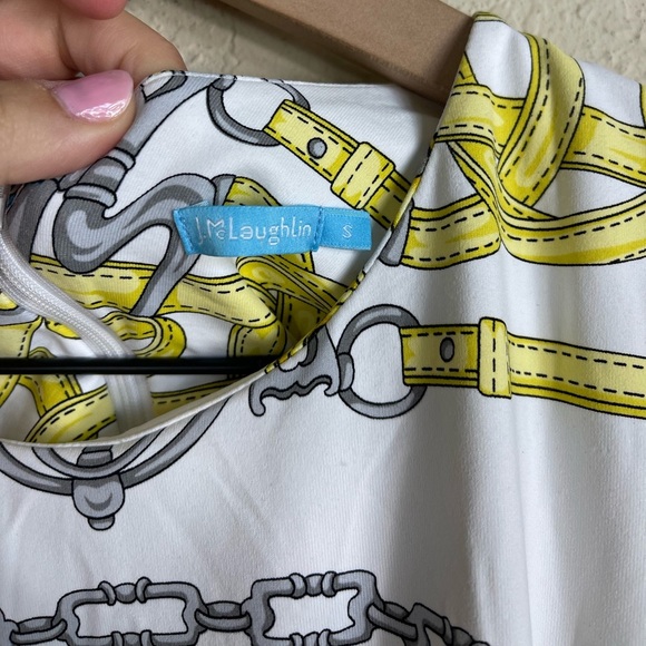 J. McLaughlin Sophia Chains Sleeveless Dress Size Small - Picture 5 of 6